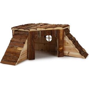 Beeztees Forest Groot - Hoekhuis - 48 X 48 X 21 cm - Bruin - Groot