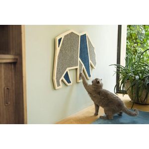 Beeztees Krabplank Blue Bear 84x54 cm Hout