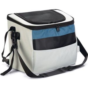 Beeztees K&Bz fietsmand Xoex nylon, grijs/blauw, 37 x 23 x 30 cm, 2000 g