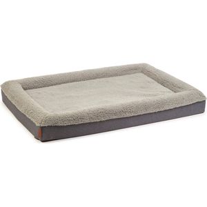 Beeztees memory foam ligbed Yura - Hondenkussen - Grijs - 120x80x15cm