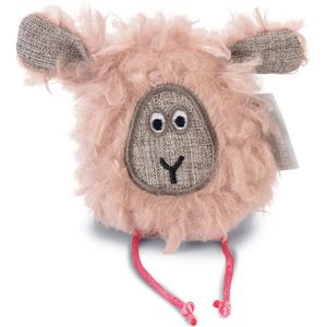 Beeztees kattenspeelgoed schaap Gaya roze 12 x 12 x 3 cm