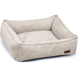 ping bu Medium hondenbed, bank, huisdierbedden voor hondenmanden, bedden, kussen, extra grote hondenbedden, knuffelaar, donut, huisdier en kat, kalmerend bed (110 cm-XXL, bruin