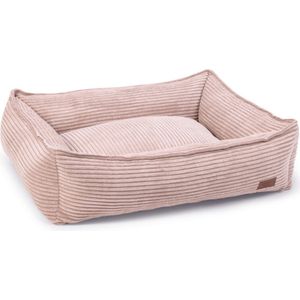 Designed by Lotte Ribbed - Hondenmand - Roze - 80x70x22 cm