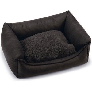 Beeztees Uma Orthopedische Hondenmand Antraciet 60x40x20