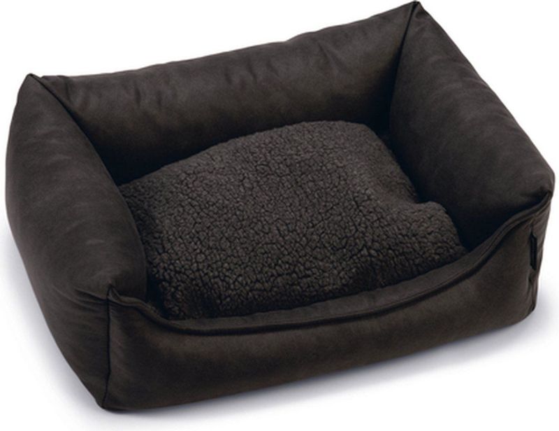 Beeztees Uma Orthopedische Hondenmand Antraciet 60x40x20