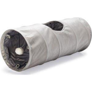 Designed by Lotte Kattentunnel Cylla - Kattenspeelgoed - Grijs - 65x25x25 cm