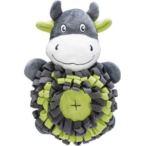 Beeztees Hide And Seek Koe - Hondenspeelgoed - Pluche - 32x21,5x9 cm