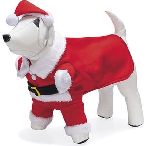 Motorhelmafdekking Kerstman Met Handschoenen - Pluche Kerstmuts Helmhoes Rood
