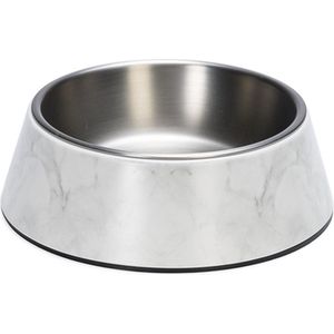 Designed by Lotte Eetbak Meis - Hondenvoerbak - Melamine - Wit - 17,5 cm - 350 ml