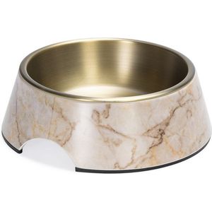 Designed by Lotte Eetbak Meis - Hondenvoerbak - Melamine - Beige - 17,5 cm - 350 ml