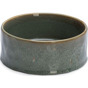 1200ml, Ø18 x 7cm Designed by Lotte keramische hondenbak, groen
