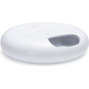 Beeztees - Automatische Voerbak Onni - Wit - 6 x 180 ml - Geschikt voor Katten