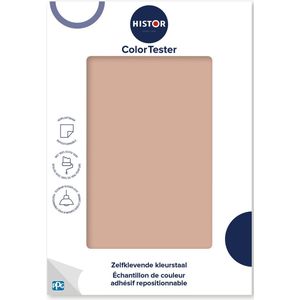 Histor Kleurtester Mat - Dekkend - Makkelijk te Verwijderen - Kleurecht - Sombrero Tan - Oranje