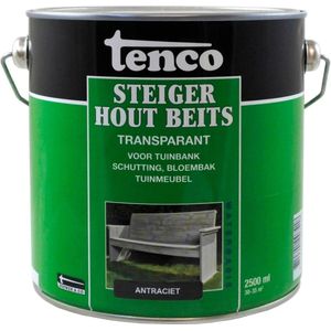 Tenco Steigerhoutbeits Antraciet - 2,5 Liter