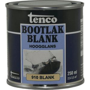 Tenco Bootlak Hoogglans Blank 910 0,25l | Lak