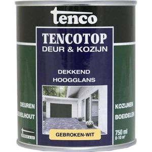 Tenco Tencotop Deur & Kozijn Beits Hoogglans Gebroken Wit 0,75l