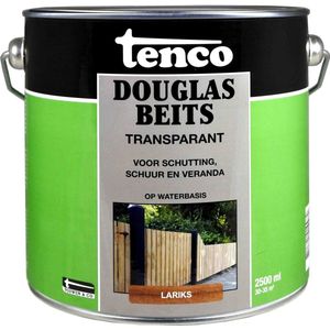 Tenco douglas beits waterbasis transparant lariks - 2,5 liter
