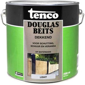 Tenco douglas beits waterbasis dekkend ijswit - 2,5 liter