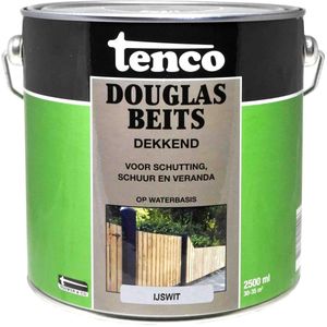 Tenco douglas beits waterbasis dekkend ijswit - 2,5 liter