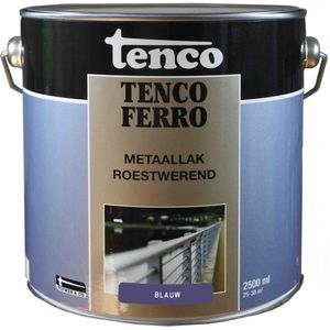 Tenco - Ferro - Roestwerende Metaallak - Blauw - 2,5 Liter