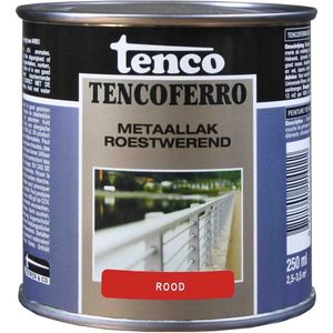 tenco - Ferro rood 0,25l verf/beits