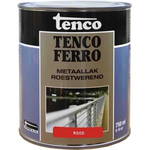 Tenco Ferro Metaallak Rood 750ml | Metaalverf