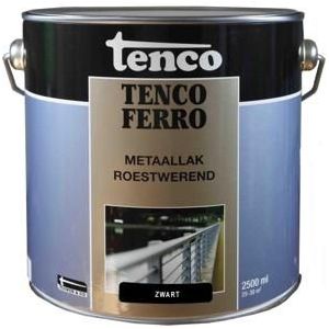 Tenco Ijzerverf 407 zwart 2,5L