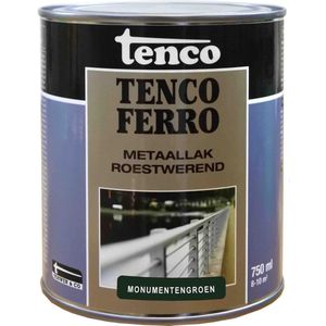 Tenco Ferro Metaallak Monumentengroen 750ml | Metaalverf