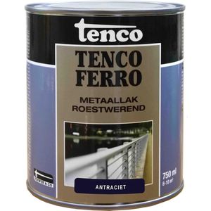 Tenco Ferro Roestwerende Metaallak Antraciet - 750 Ml.