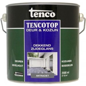 Tenco tencotop deur & kozijn dekkend zijdeglans antiekbruin (38) - 2,5 liter
