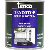 Tenco Tencotop Verfbeits Deur & Kozijn Dekkend Zijdeglas Zwart 0,75l