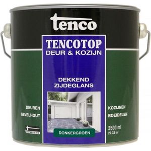 Tenco Tencotop Deur & Kozijn Beits Zijdeglans Donkergroen 2,5l | Beits