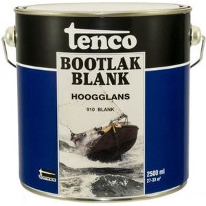 Tenco - Bootlak - Blank - Alkyd-Polyurethaan - Weerbestendig