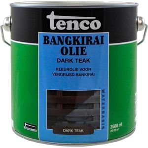tenco - Bangkirai olie dark teak 2,5l verf/beits