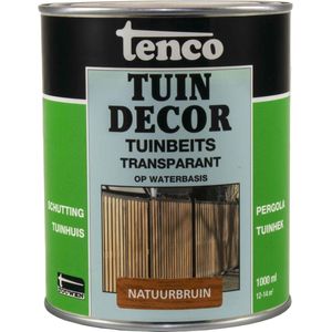 Tenco Tuindecor Transparant Tuinbeits - Natuurbruin 1 Liter - Beitsen