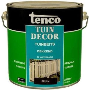 Tenco tuindecor beits dekkend bruin - 2,5 liter