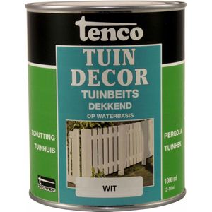 Tenco tuindecor beits dekkend wit - 1 liter