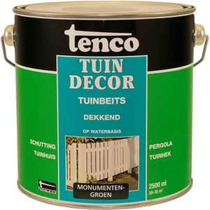 Tenco Tuindecor Dekkend Tuinbeits - Monumentengroen 2,5 liter - Beitsen