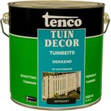 Tenco tuindecor beits dekkend antraciet - 2,5 liter