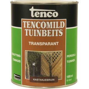 Tenco Tencomild Transparant Tuinbeits - Kastanjebruin 1 Liter - Beitsen