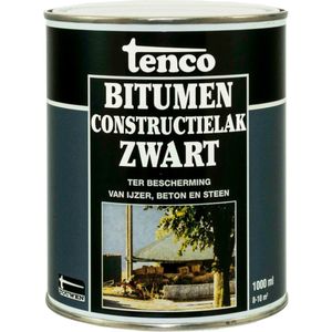 Tenco bitumen constructielak zwart - 1 liter