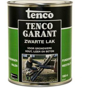 Tencogarant Zwarte Lak 1 Liter - Aflakken - Verfwinkel is tot 50% goedkoper