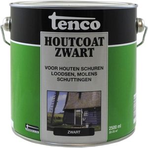 Tenco Houtcoat Teervrij Zwart 2,5 Liter
