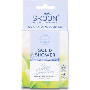 Skoon - Solid Shower Bar - Soft & Sensitive - Groene Thee en Havermelk