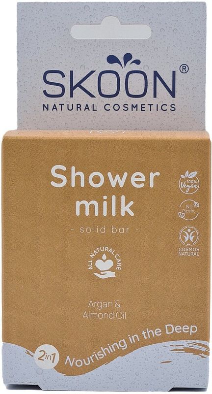 Skoon Shower Bar Milk Nourishing Into The Deep 2 in 1 90GR
