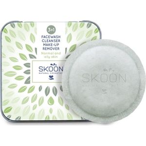 Skoon - 3 in 1 Face Bar - Gezichtsreiniger - Natuurlijk - 100% Plastic Vrij