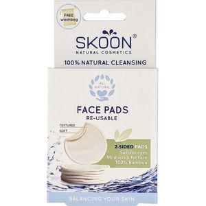 Skoon - Reusable Face Pads - Set van 7 - Bamboevezels - Milieuvriendelijk