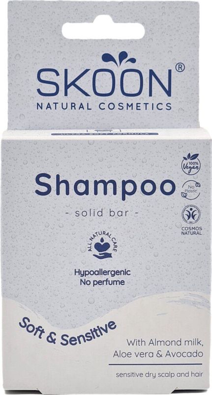 Skoon - Shampoo Bar - Soft & Sensitive - Hypoallergeen - Biologisch Afbreekbaar