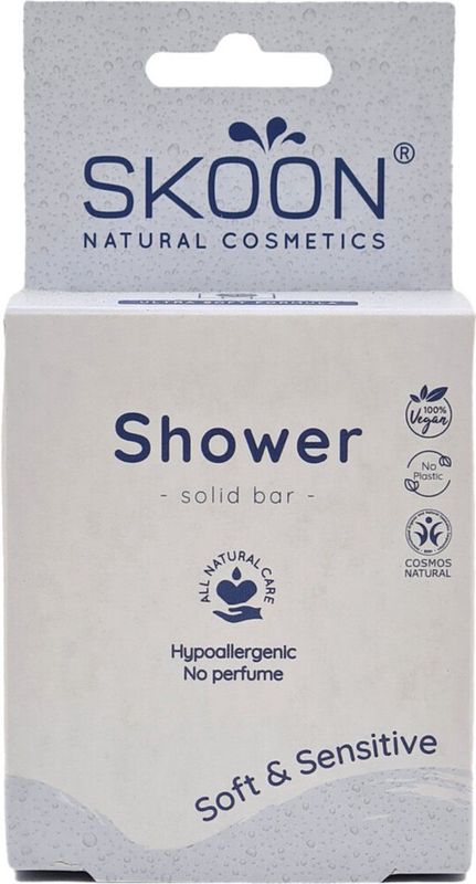 Skoon - Shower Bar - Soft & Sensitive - Hypoallergeen - 100% Plasticvrij