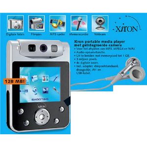 Xiron alles-in-1 Gadget - mp3-speler / mpeg4 / foto camera - mediaplayer